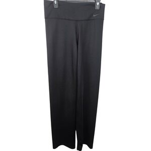 Nike Dri-FIT Yoga Pants Womens Large Black Workout Activewear Athletic Leggings